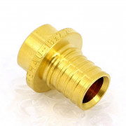 Заглушка 16 латунь для пласт трубы