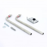 Компл (2 шт) 16х250 нерж для подкл радиатора с фикс скобой