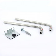 Компл (2 шт) 16х250 нерж для подкл радиатора с фикс скобой