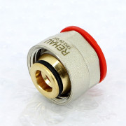 Соединитель В 17х2 никел сталь ЕК для труб RAUTHERM S обжимн