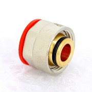 Соединитель В 20х2 никел сталь ЕК для труб RAUTHERM S обжимн