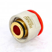 Соединитель В 20х2 никел сталь ЕК для труб RAUTHERM S обжимн