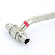 Тройник с трубкой 20х250 для подкл радиатора нерж надвиж