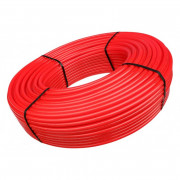 Труба полиэтилен с кислород барьер 14х1.5 бухта 120 м красный RAUTHERM S