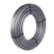 Труба полиэтилен с кислород барьер 20х2.8 бухта 100 м серый Flex