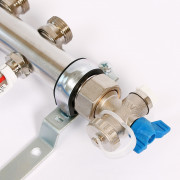 Колл.группа 1'х3/4' нерж 5 вых HKV-D с расходом и термостатич вентилями