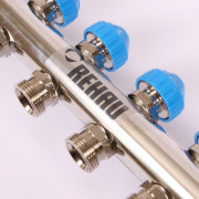 Колл.группа 1'х3/4' нерж 6 вых HKV-D с расходом и термостатич вентилями