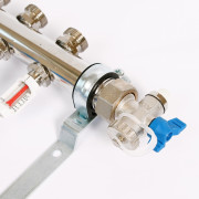 Колл.группа 1'х3/4' нерж 7 вых HKV-D с расходом и термостатич вентилями