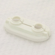 Накладка декор. 15х1.0 с межцентр расстоян 50 мм для труб из меди нерж белая