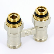 Узел НН 1/2'х3/4' ЕК с накид гайкой шар краны для радиаторов с ниж подвод