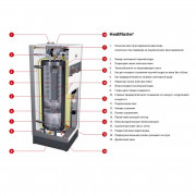 Котёл напольный унив. HeatMaster 60 N, 63 кВт, 2-контур.