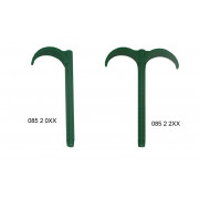 Дюбель-фиксатор двойной H=80 крюковой