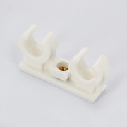 Крепление для труб 16-18 мм двойное с латунной втулкой М6 BIS