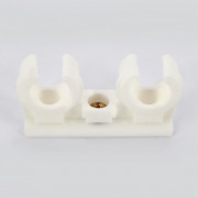 Крепление для труб 16-18 мм двойное с латунной втулкой М6 BIS