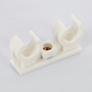 Крепление для труб 16-18 мм двойное с латунной втулкой М6 BIS