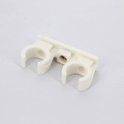 Крепление для труб 20-22 мм двойное с латунной втулкой М6 BIS