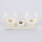 Крепление для труб 20-22 мм двойное с латунной втулкой М6 BIS