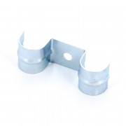 Хомут напольный 16 мм двойной, сталь BIS