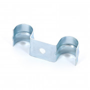 Хомут напольный 16 мм двойной, сталь BIS