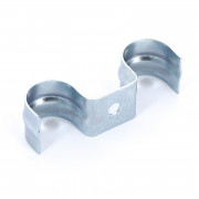 Хомут напольный 20 мм двойной, сталь BIS