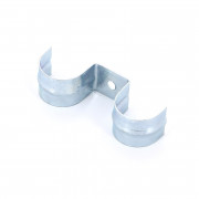 Хомут напольный 25 мм двойной, сталь BIS