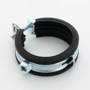 Хомут BISMAT Flash М8 (53-56 мм) 1 винт. с уплотн. epdm, быстрый замок