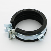 Хомут BISMAT Flash М8 (53-56 мм) 1 винт. с уплотн. epdm, быстрый замок