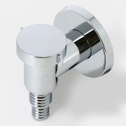 Сифон для стиральной машины наружный, пластик, хром