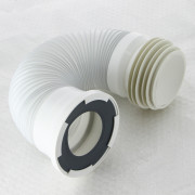 Труба фановая L240-600 мм гофр. DN80/110 x 100/120 мм, для выпуска унитаза