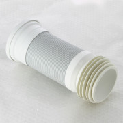 Труба фановая L240-600 мм гофр. DN80/110 x 100/120 мм, для выпуска унитаза