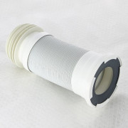 Труба фановая L240-600 мм гофр. DN80/110 x 100/120 мм, для выпуска унитаза