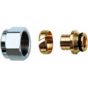 Концовка для пласт. труб 16х2 евроконус 3/4