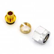 Концовка для пласт. труб 16х2,2 евроконус 1/2