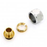 Концовка для пласт. труб 20х2 евроконус 3/4