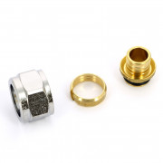 Концовка для пласт. труб 20х2 евроконус 3/4