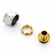 Концовка для пласт. труб 20х2,8 евроконус 3/4