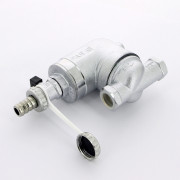 Фильтр 100мкм, под манометр,  Max: 95 'C, 25 бар. Поворотное соединение 1/2