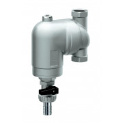 Фильтр 100мкм, под манометр,  Max: 95 'C, 25 бар. Поворотное соединение 1/2