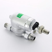 Фильтр 100мкм, под манометр,  Max: 95C, 25 бар. Поворотное соединение 1/2
