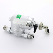 Фильтр 100мкм, с манометром,  Max: 95 'C, 25 бар. Поворотное соединение 1/2