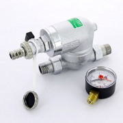 Фильтр 100мкм, с манометром,  Max: 95 'C, 25 бар. Поворотное соединение 1/2