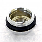 Хромированный концевой переходник 1'-1/2'