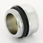 Хромированный концевой переходник 1'-3/4'