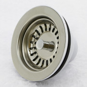 Выпуск 113 мм нерж. решетка с фильтр. пробкой, H=70 мм, выход 1 1/2