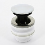 Выпуск 60 мм нерж. решетка c пробкой, выход 1 1/4