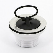 Выпуск 60 мм нерж. решетка с пробкой, выход 1 1/4