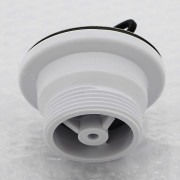 Выпуск 60 мм нерж. решетка с пробкой, выход 1 1/4