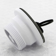 Выпуск 60 мм нерж. решетка с пробкой, выход 1 1/4