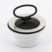 Выпуск 70 мм нерж. решетка с пробкой, выход 1 1/2