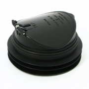 Манжета для фановой трубы в виде обр. клап. вход 90 мм, выход внутрь 110 мм трубы,